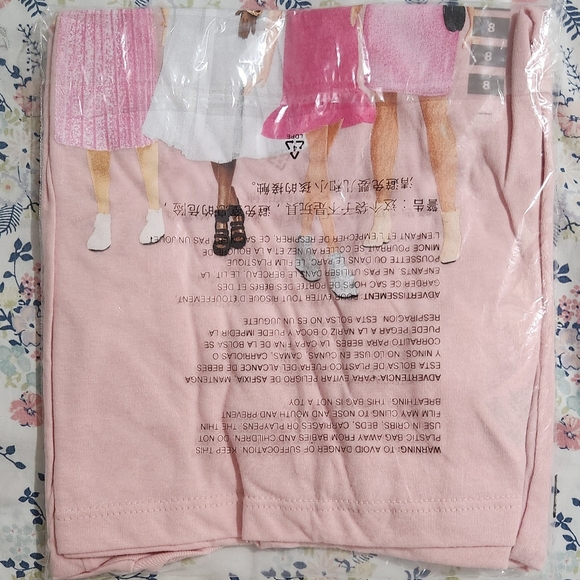 **NEW W TAG** Barbie Dolls Pink Glitter Sz 8 Big Girls Shirt Carter's Retail $20 - Picture 2 of 5